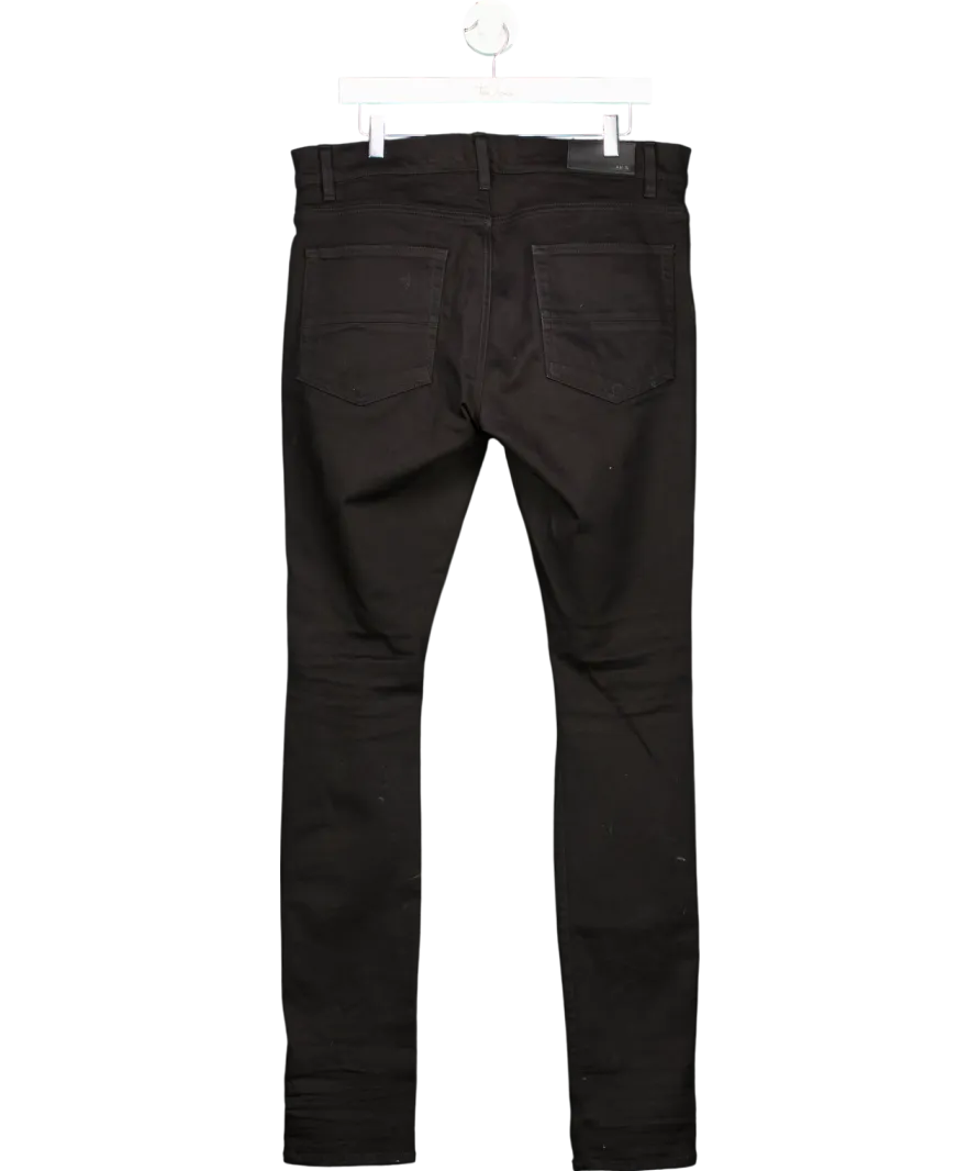 Amiri Black Ripped-detailing Skinny Jeans W36