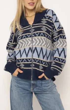 Arlo Fair Isle Sweater Bomber