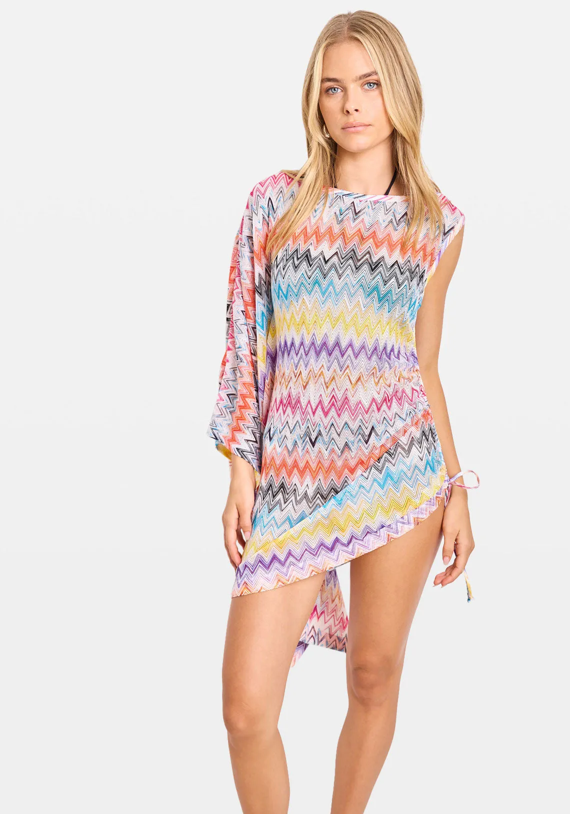 ASYMMETRIC COVER UP SHORT MULTI