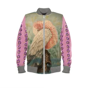 Bomber Jacket - "Pink Cockatoo"