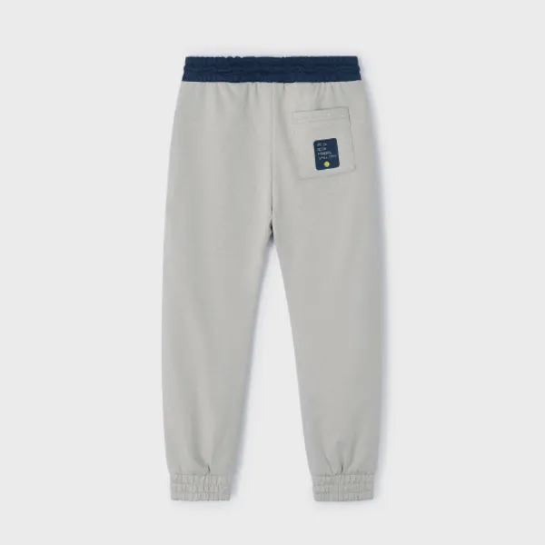 BOYS GREY FLEECE JOGGERS