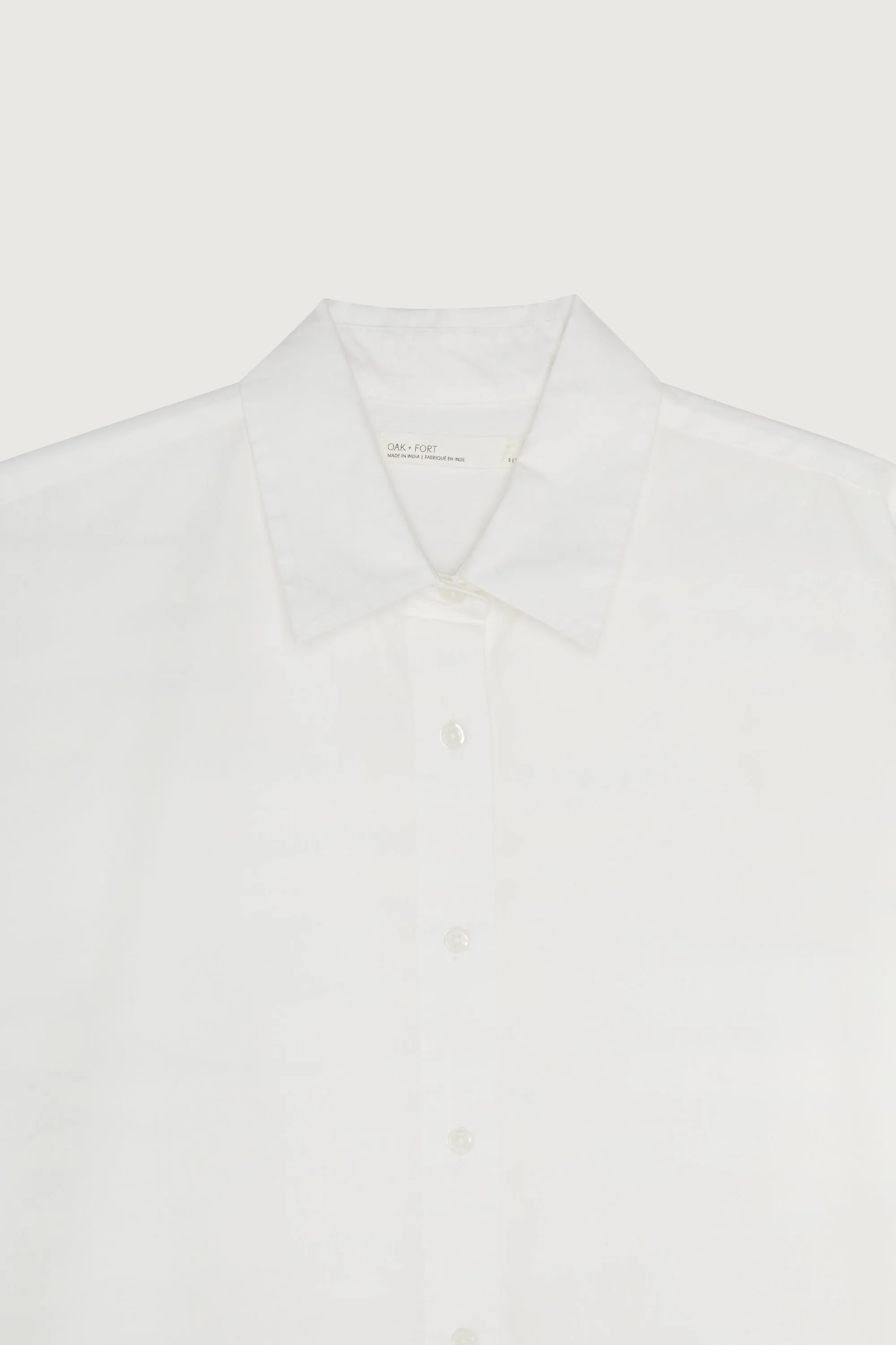 BUTTON UP POPLIN SHIRT