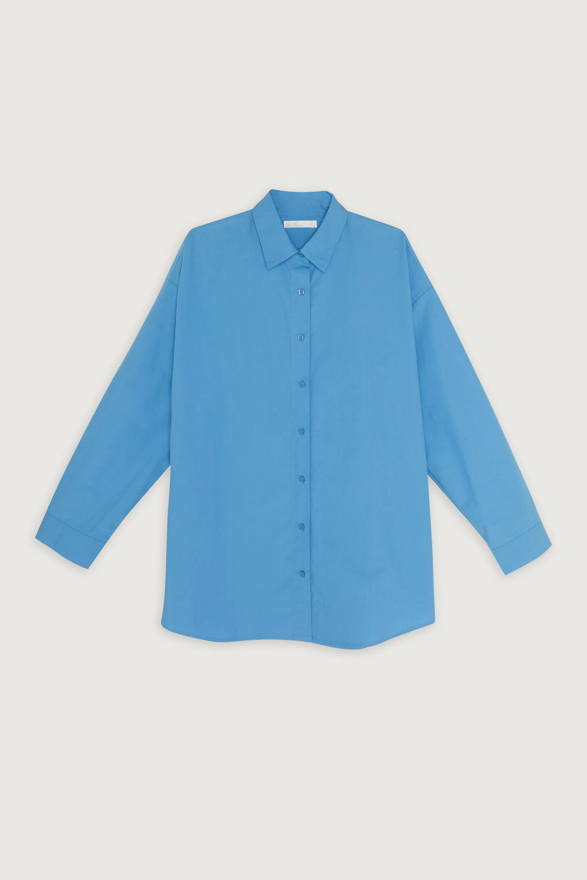 BUTTON UP POPLIN SHIRT