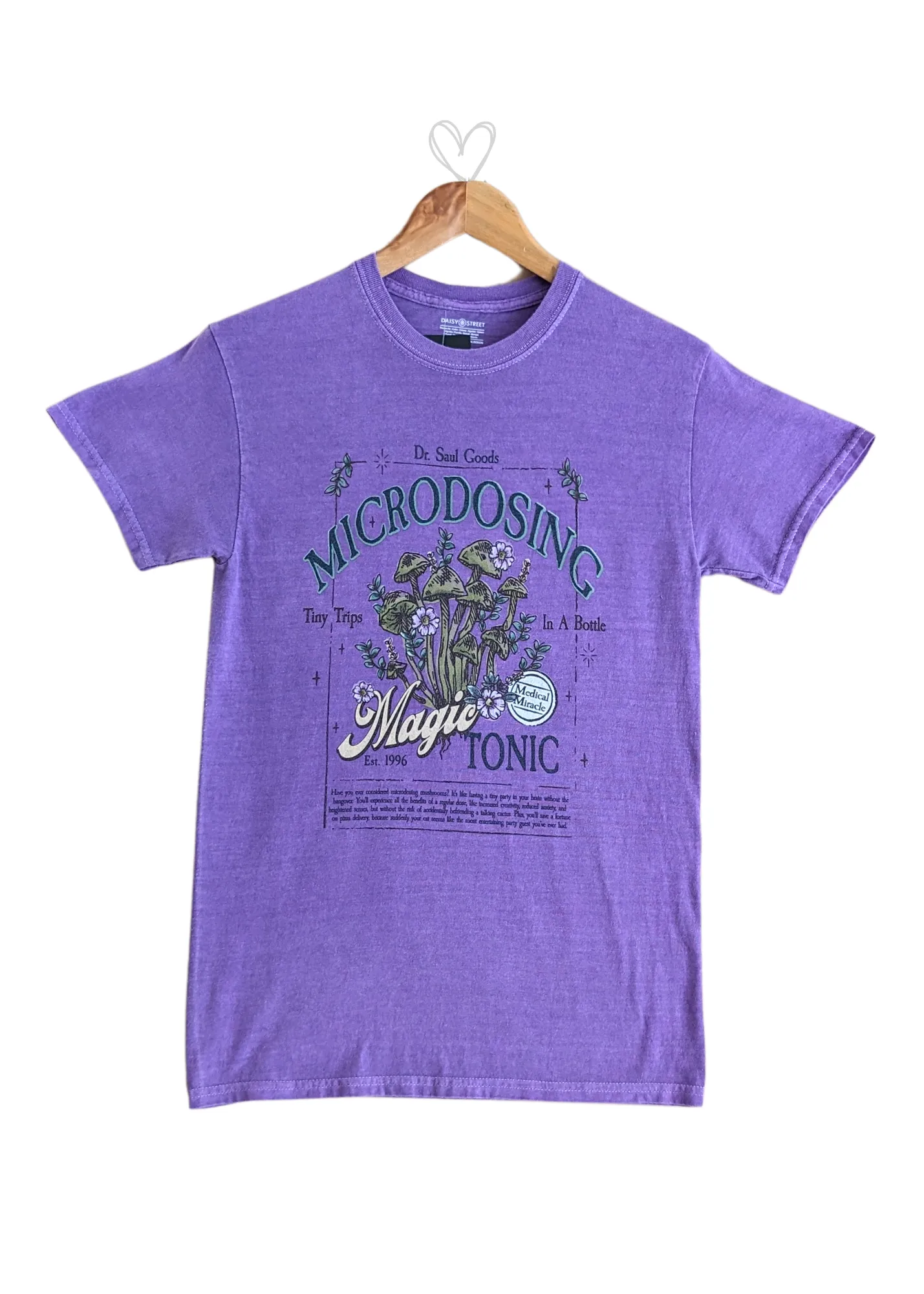 Daisy Street - Violet 'Microdosing' Mushroom Tee