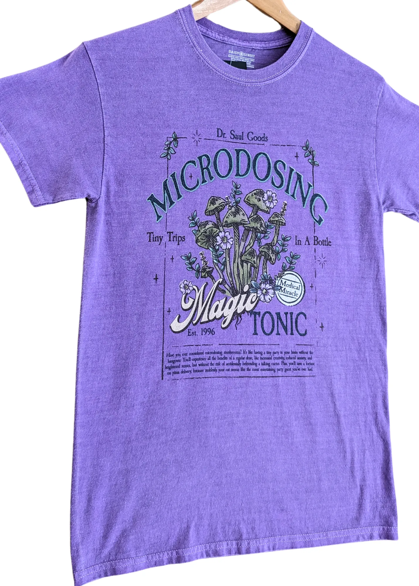 Daisy Street - Violet 'Microdosing' Mushroom Tee