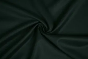 Dark Green Plain Wool Polyester Blend Suiting Fabric