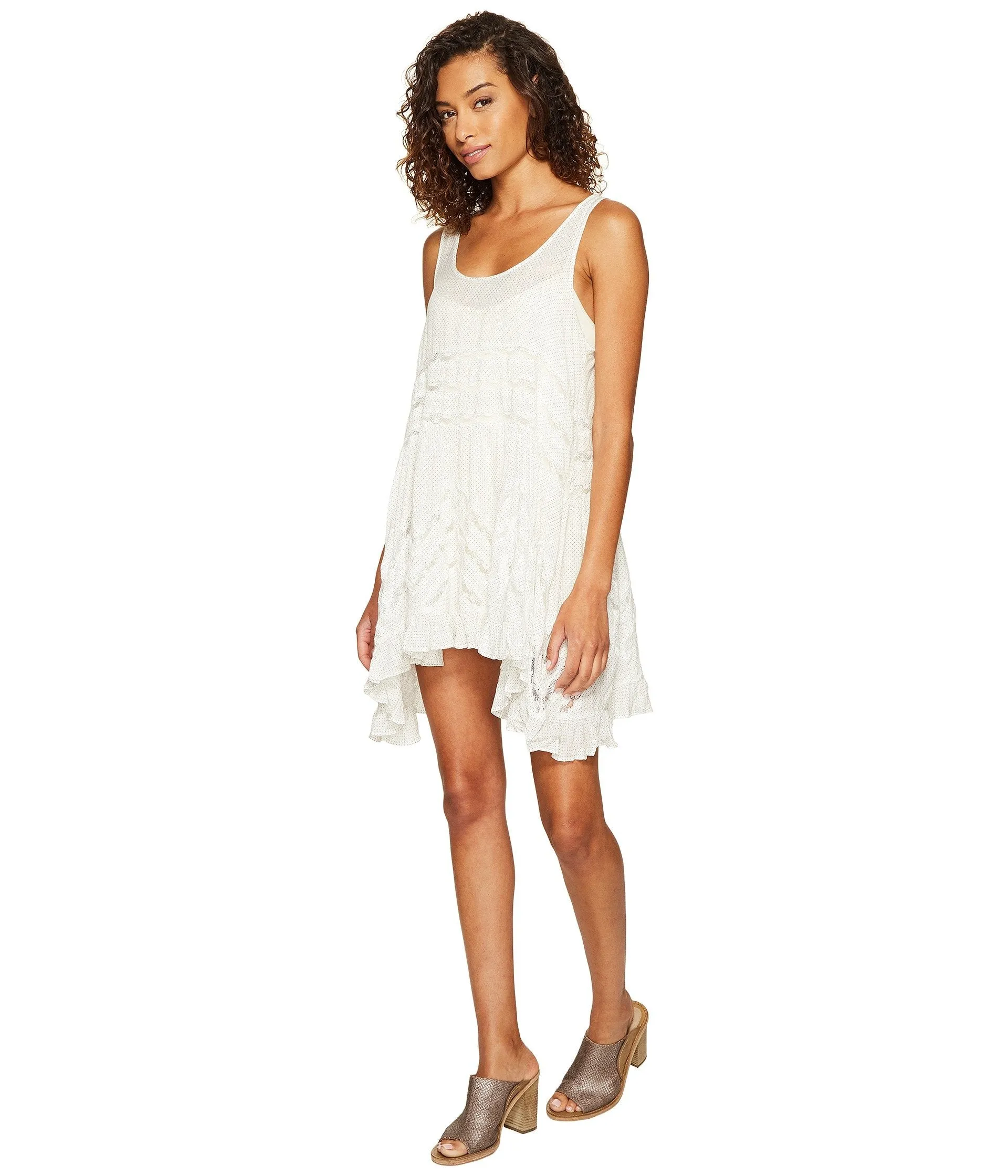 Free People Dress, Voile Trapeze Slip