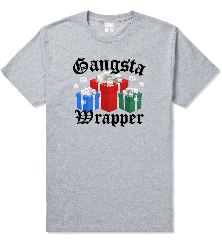 Gangsta Wrapper Christmas Gift Funny Mens T-Shirt