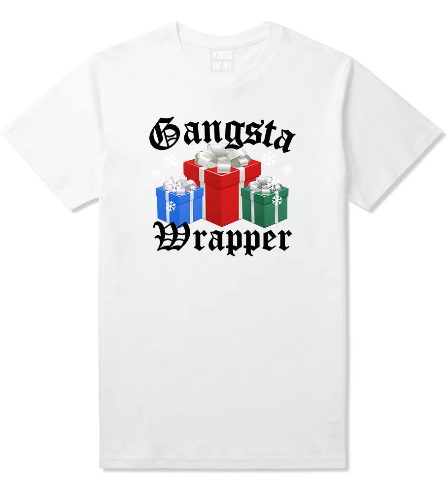 Gangsta Wrapper Christmas Gift Funny Mens T-Shirt