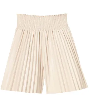 Glace Vegan Leather Pleated Bondi Short