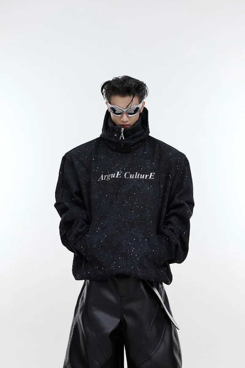 Glitter Logo Layered Hoodie