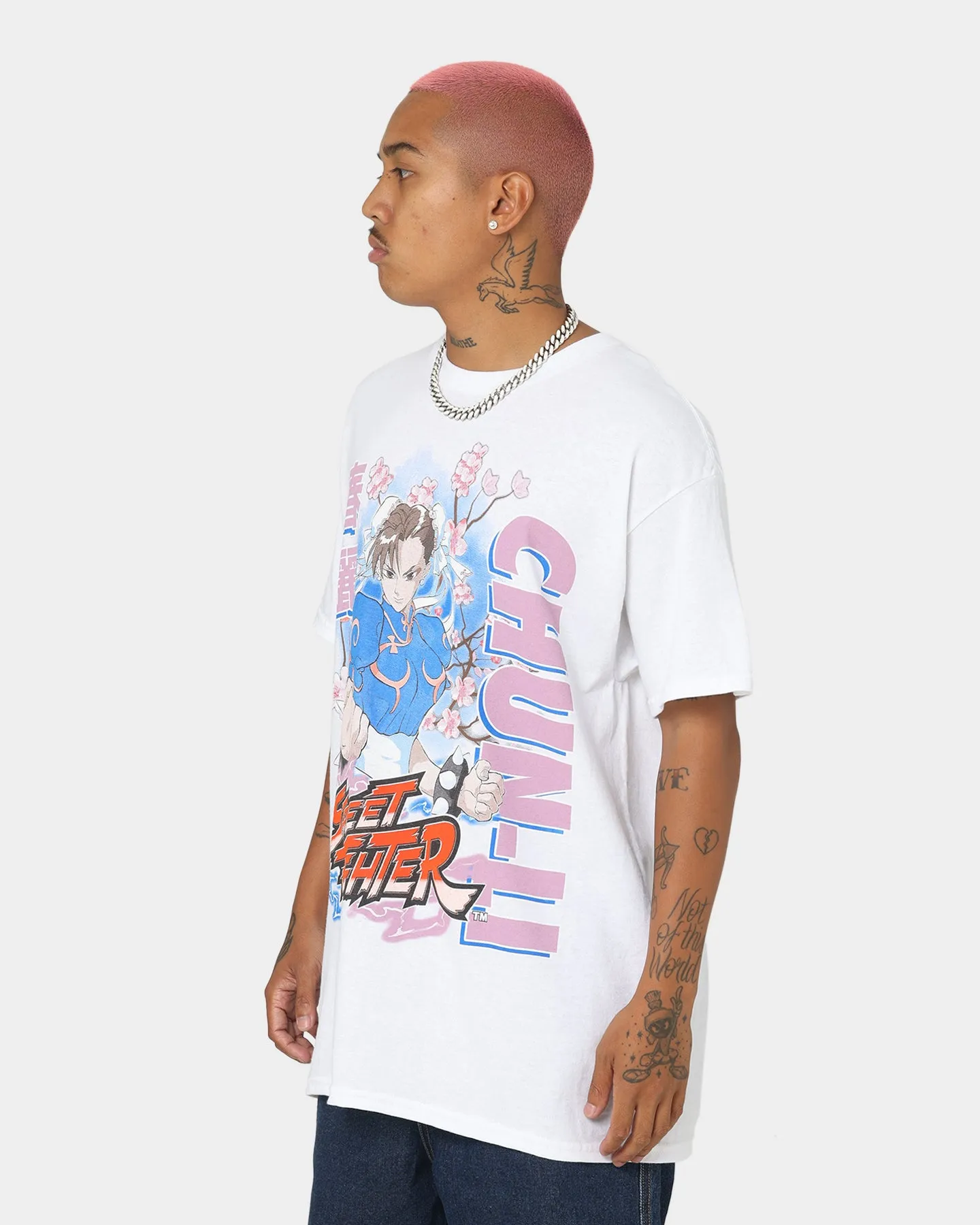 Goat Crew X Street Fighter Chun Li T-Shirt White