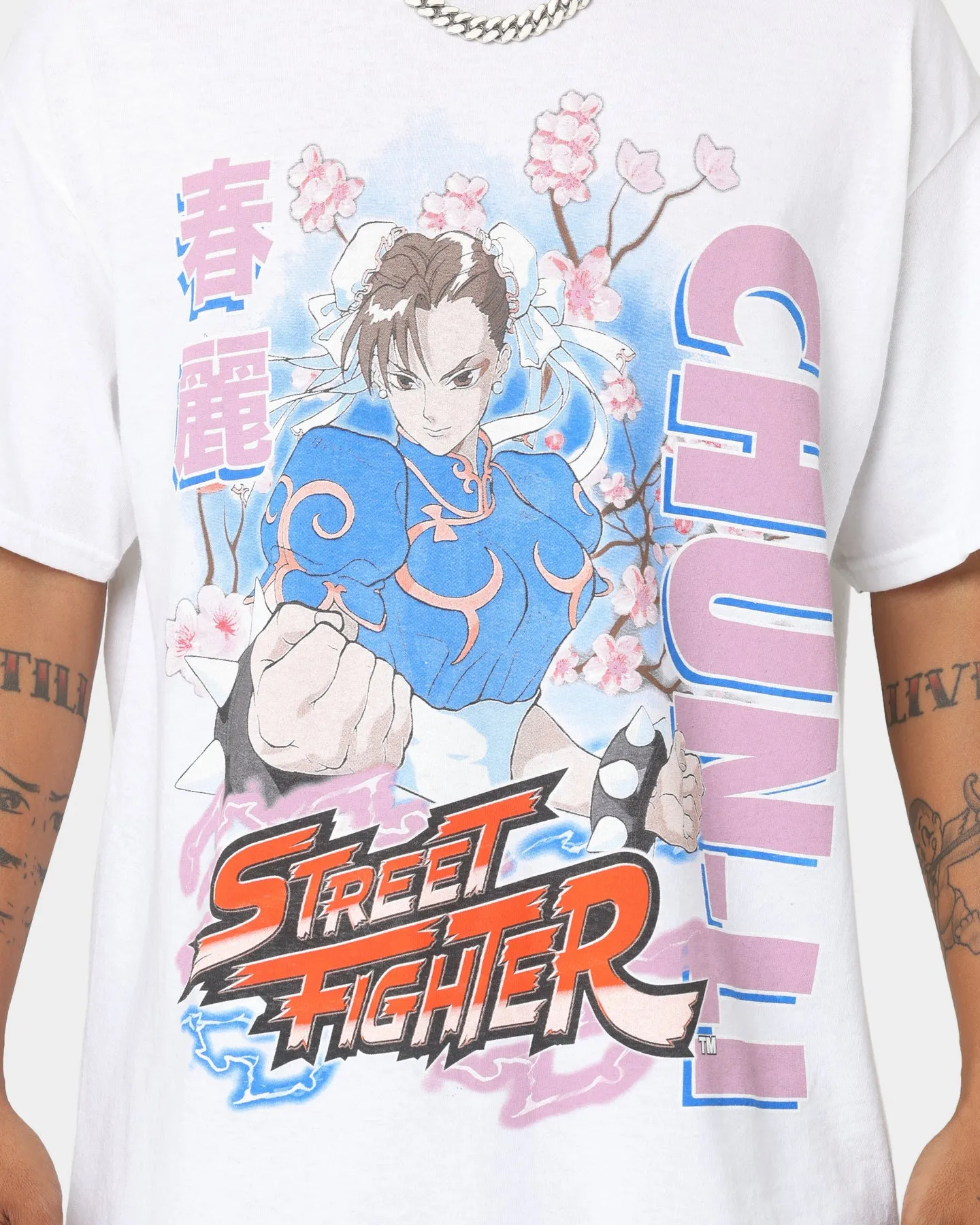 Goat Crew X Street Fighter Chun Li T-Shirt White