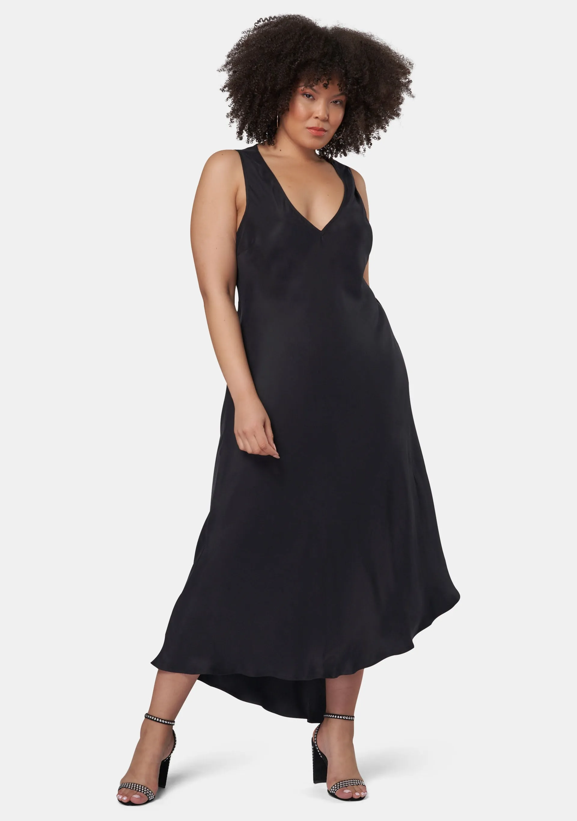 Hell & Back Asymmetric Midi Dress