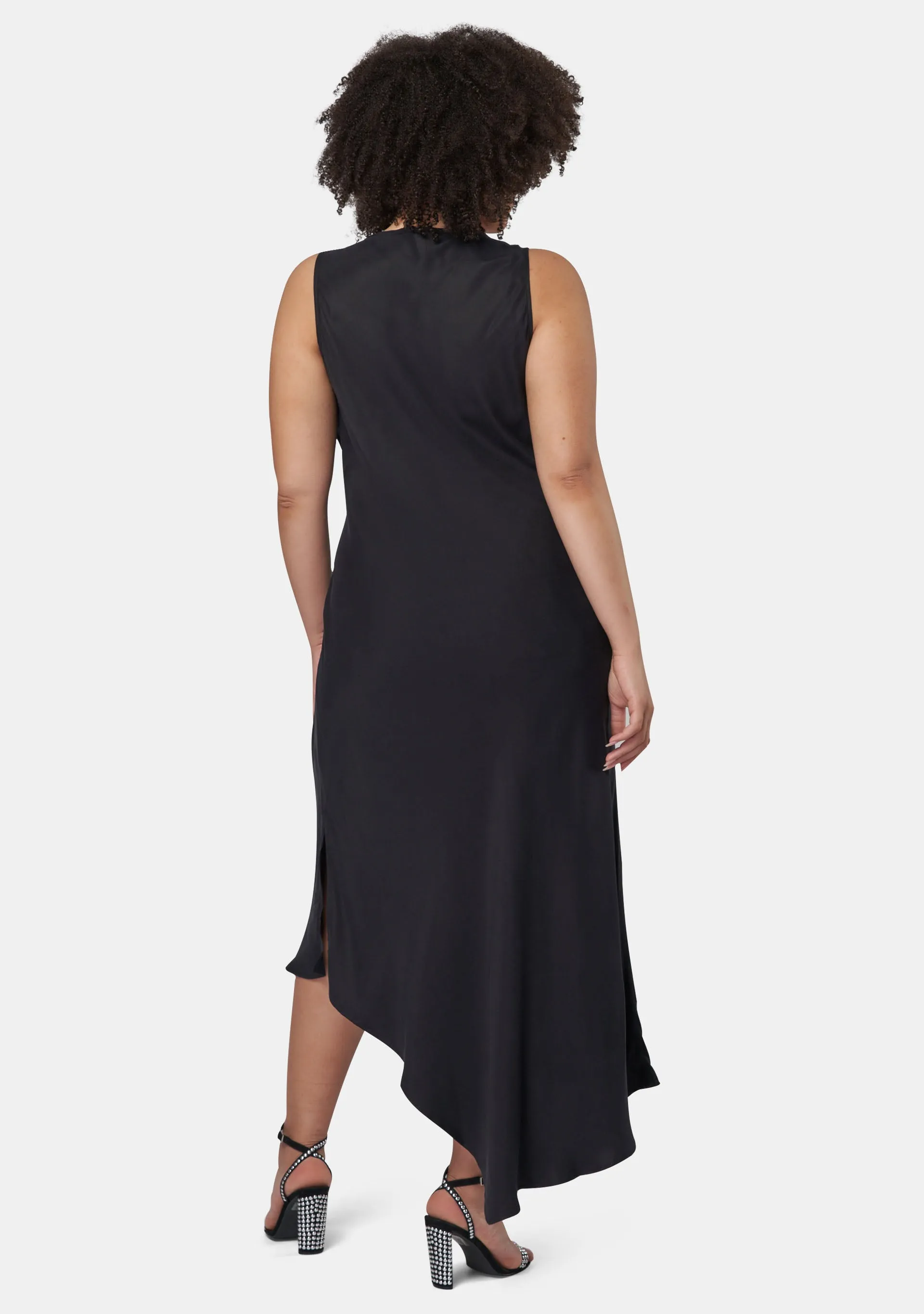 Hell & Back Asymmetric Midi Dress