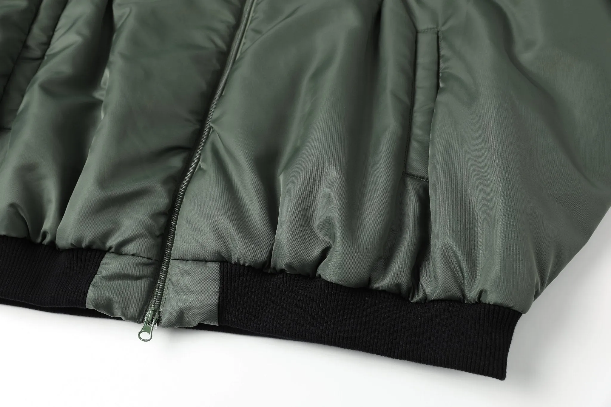 Helmet Detail Hooded Bomber