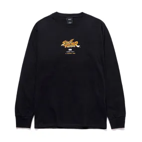 HUF ENDING L/S TEE // BLACK