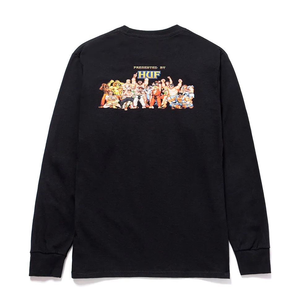 HUF ENDING L/S TEE // BLACK