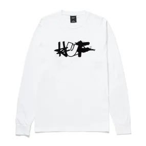 HUF HAZE REMIX L/S TEE // WHITE