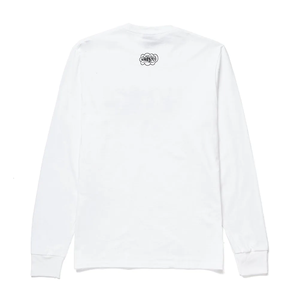 HUF HAZE REMIX L/S TEE // WHITE