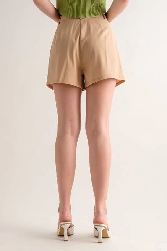 Kallie Shorts - Taupe