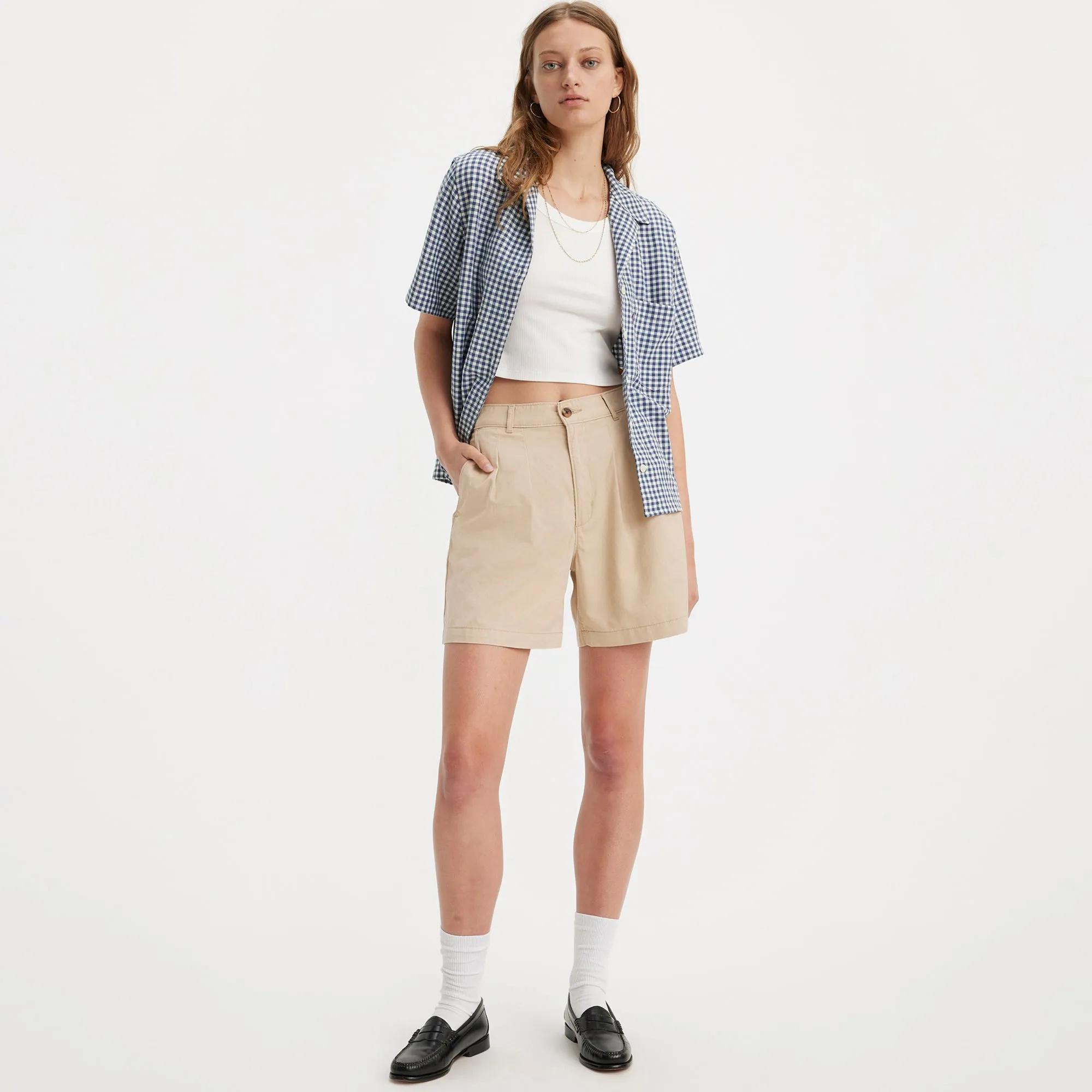 Levi's® Women's Pleated Trouser Shorts