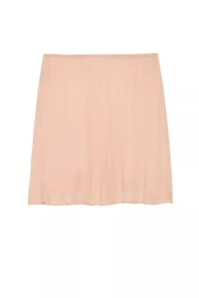 Mini Slip Skirt - Shell