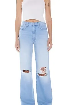 Mother Denim Maven Jean Heel in Ripped Off