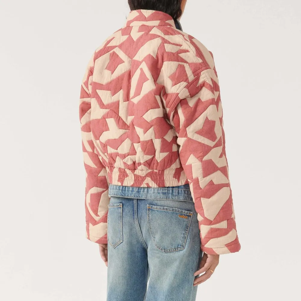 Patchwork Bomber Jacket