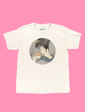 Popkiller Artist Series Street Hyakkei Latte Bijin Two Youth T-shirt