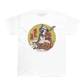 Popkiller Artist Series Street Hyakkei Shamisen Youth T-shirt