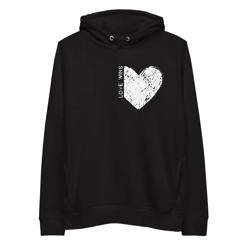 "LOVE WINS" ORGANIC HOODIE