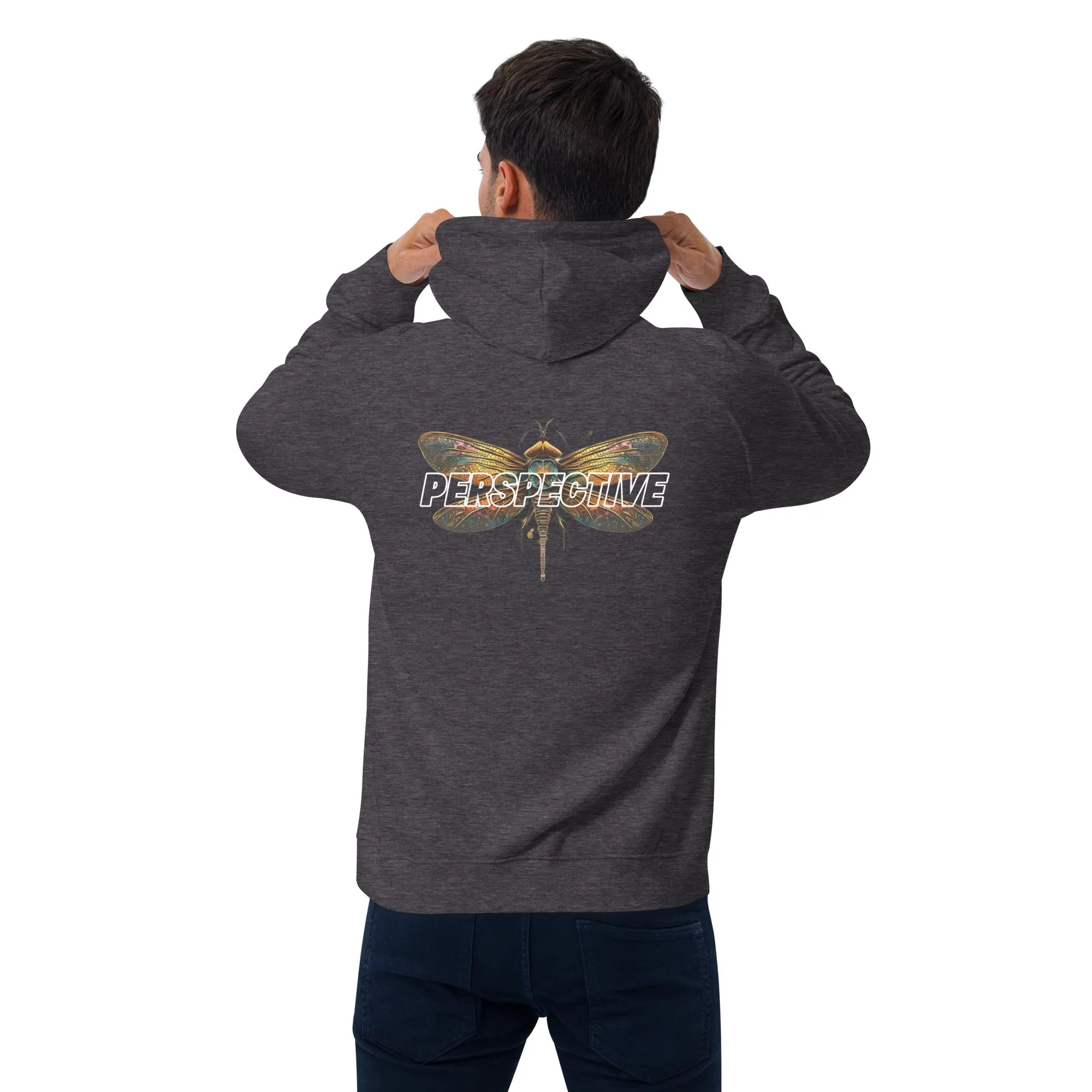 Source Code Perspective Unisex eco raglan hoodie