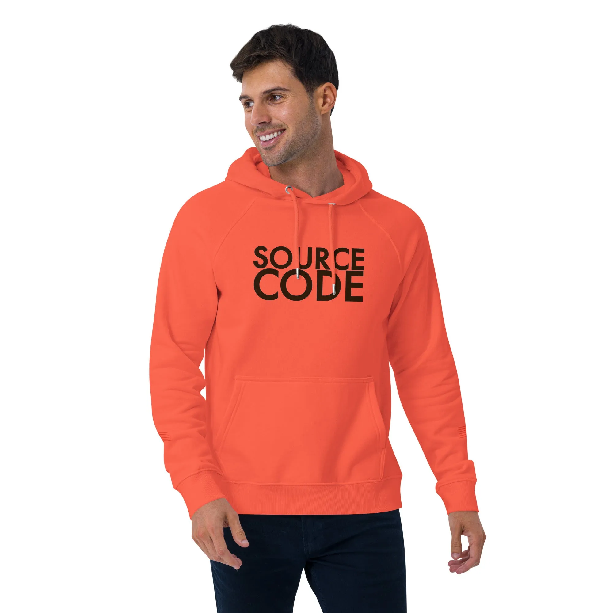 Source Code Perspective Unisex eco raglan hoodie