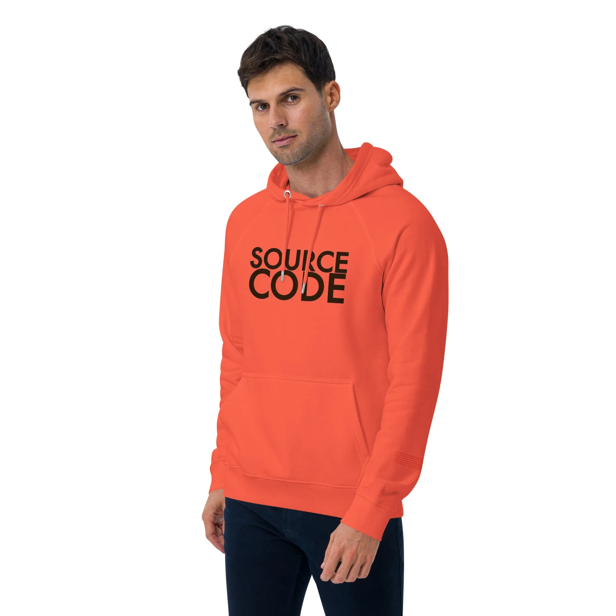 Source Code Perspective Unisex eco raglan hoodie