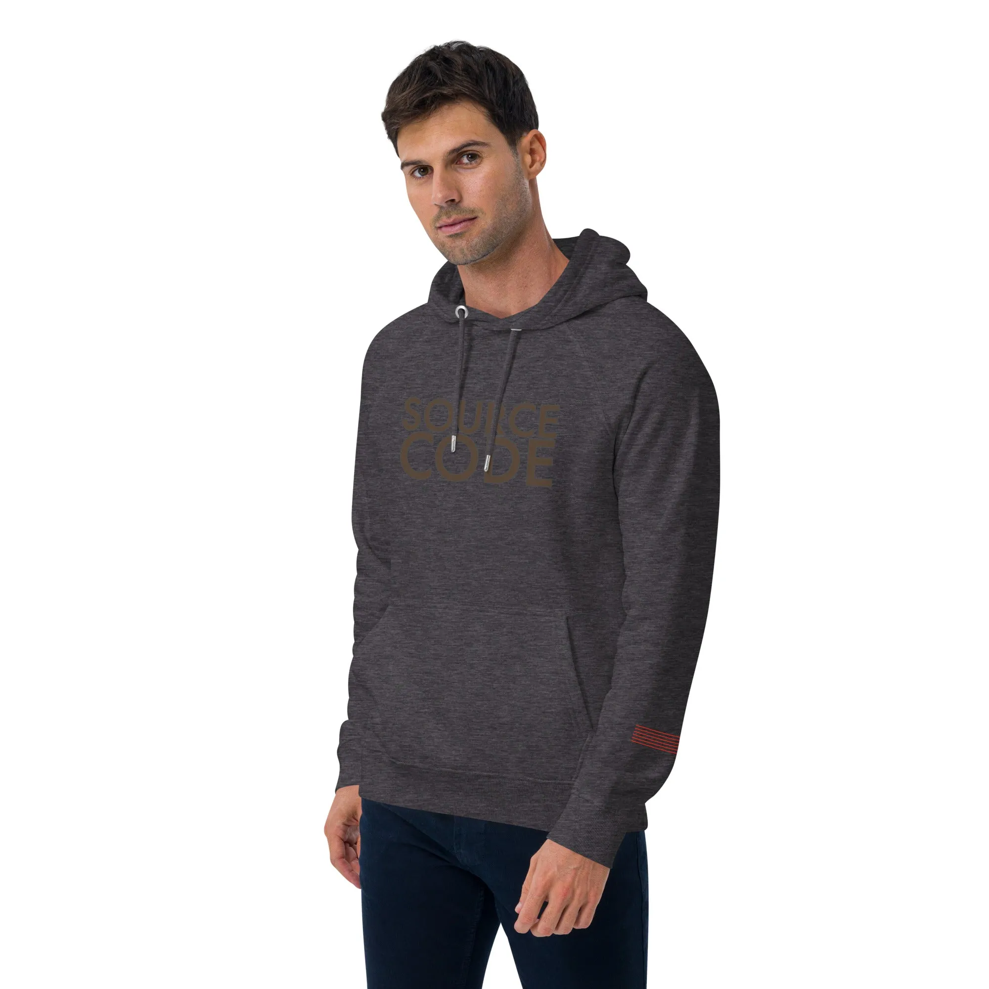 Source Code Perspective Unisex eco raglan hoodie