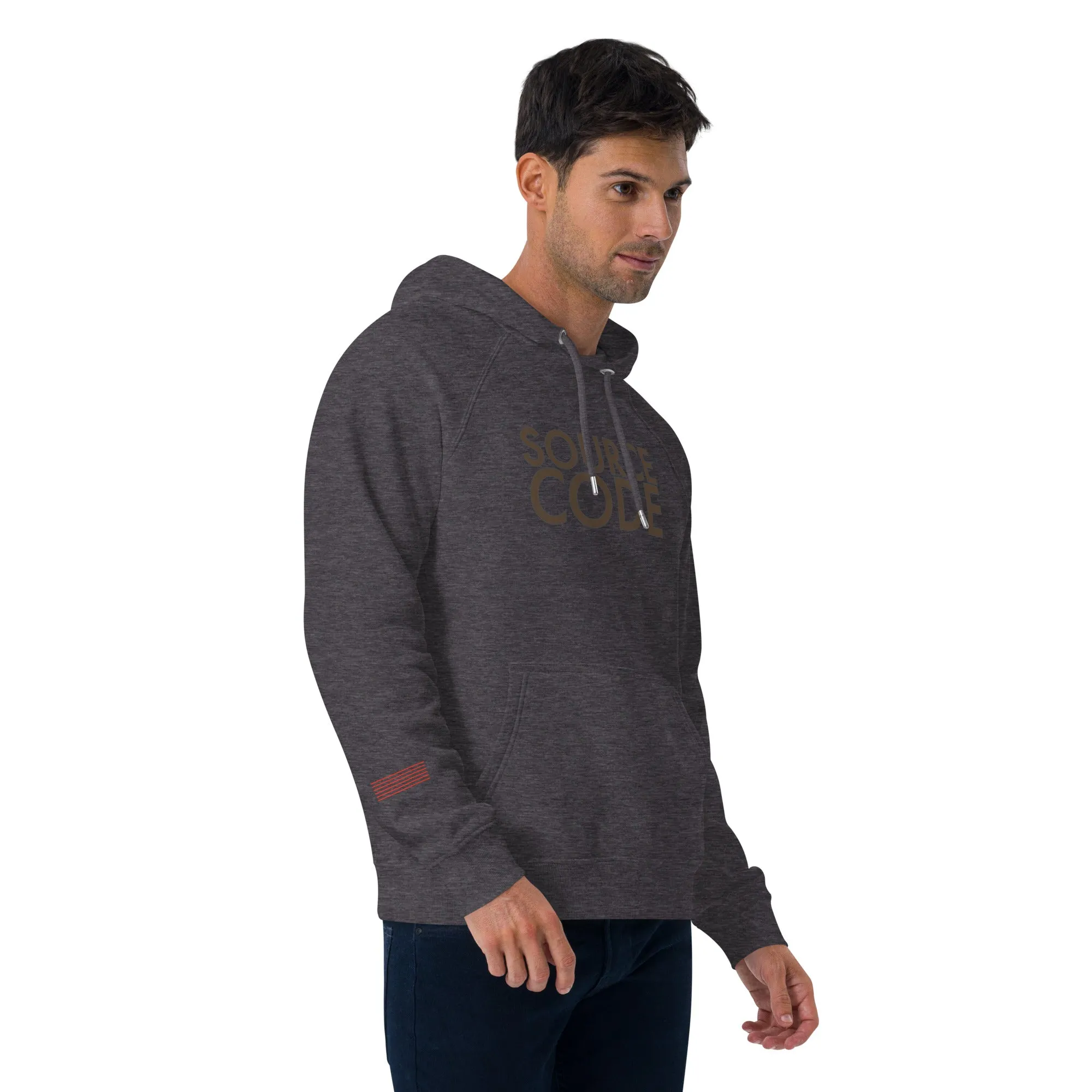 Source Code Perspective Unisex eco raglan hoodie