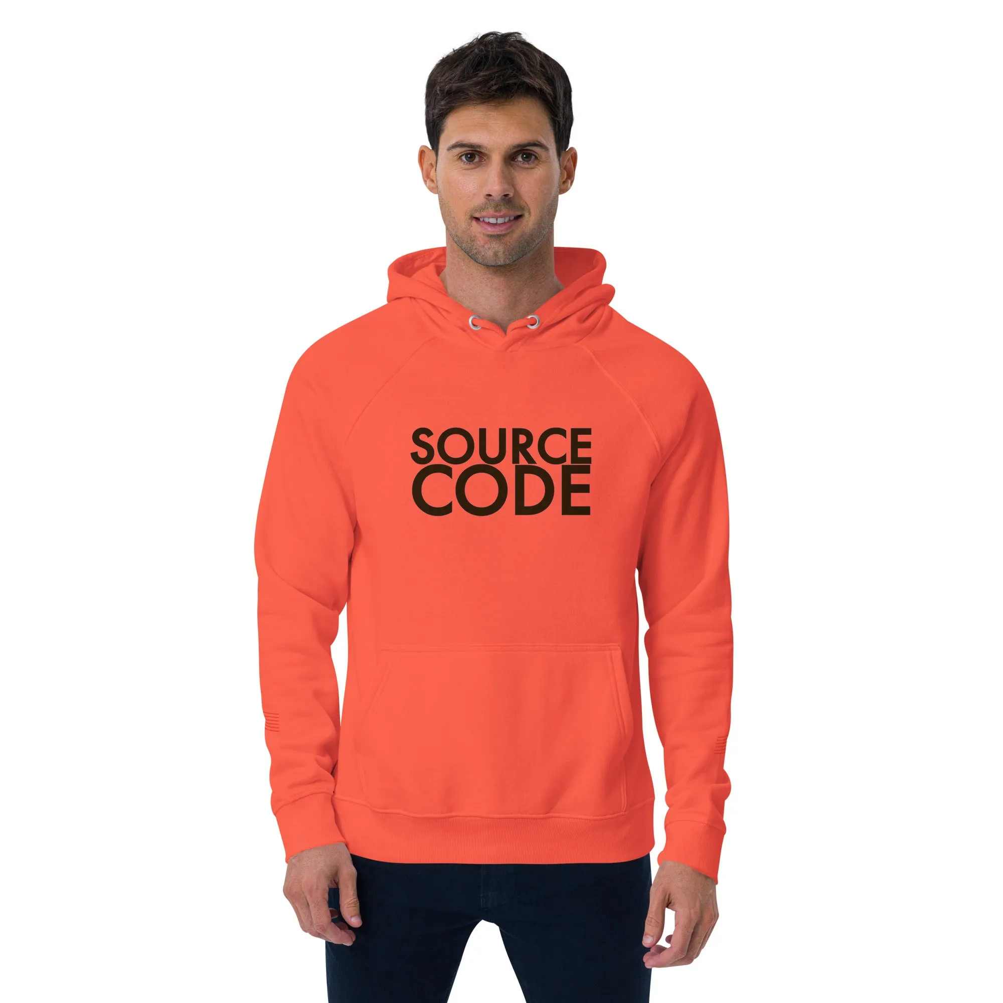 Source Code Perspective Unisex eco raglan hoodie