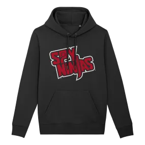 SPY NINJAS PATTERN MIDWEIGHT HOODED SWEATSHIRT