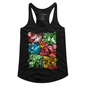 Street Fighter Comic Women's Racerback