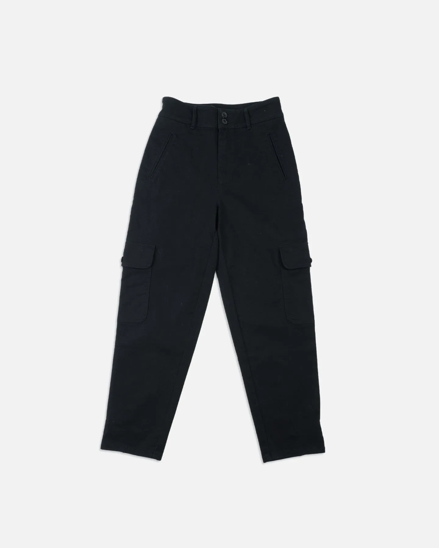 Stretch Cotton Twill Cargo Pants