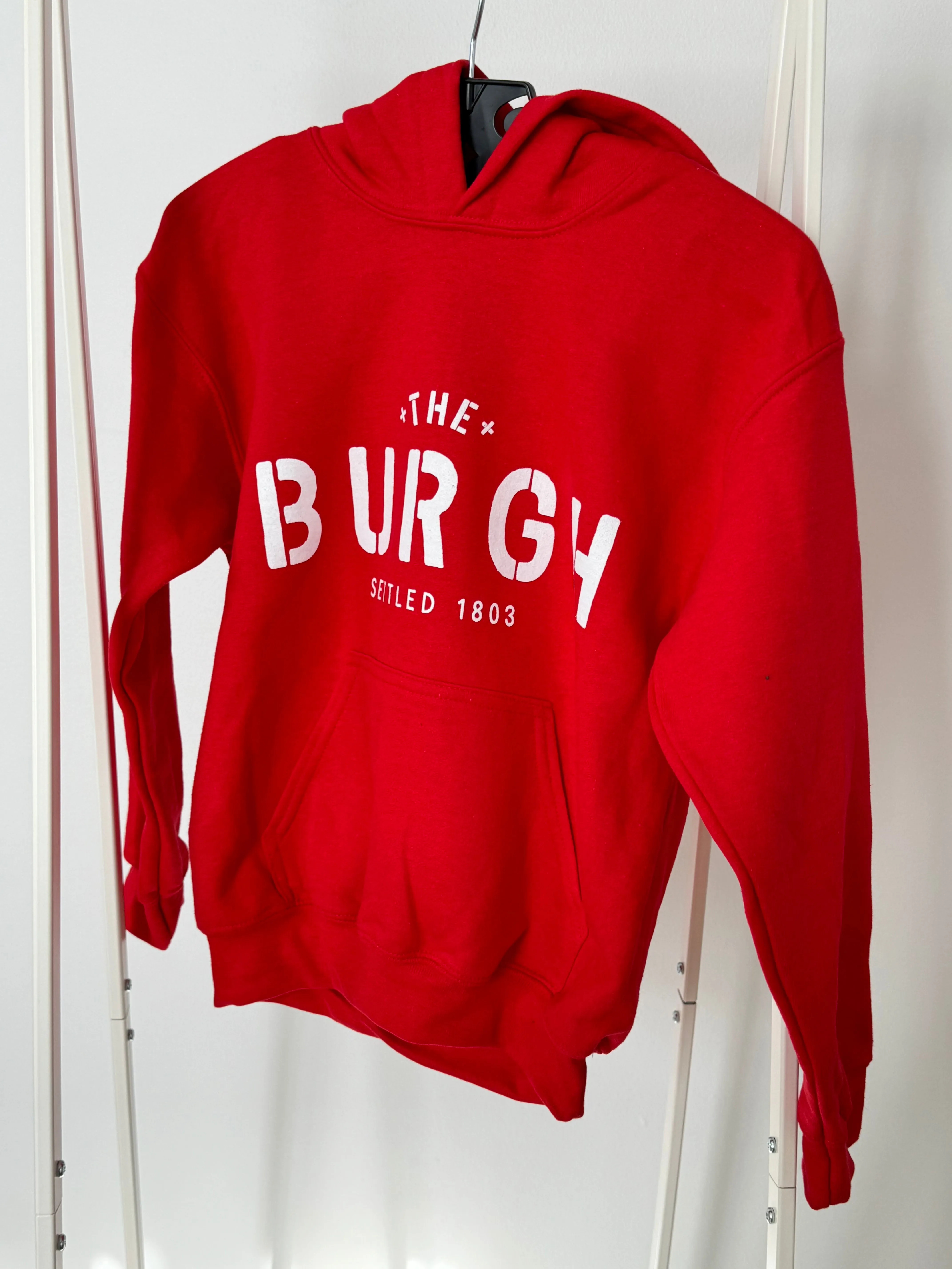 The Youth Burgh Hoodie - Red/White