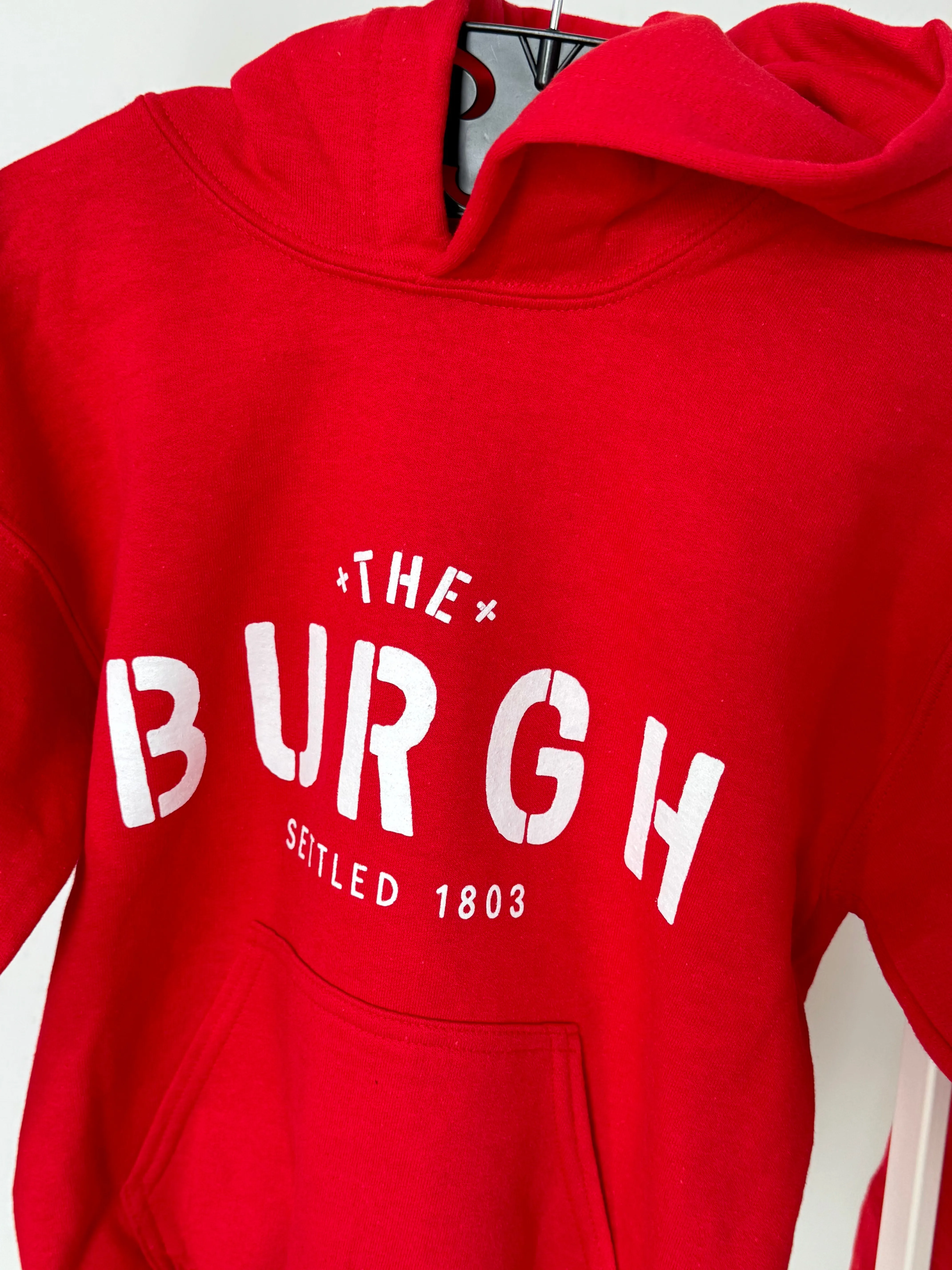 The Youth Burgh Hoodie - Red/White