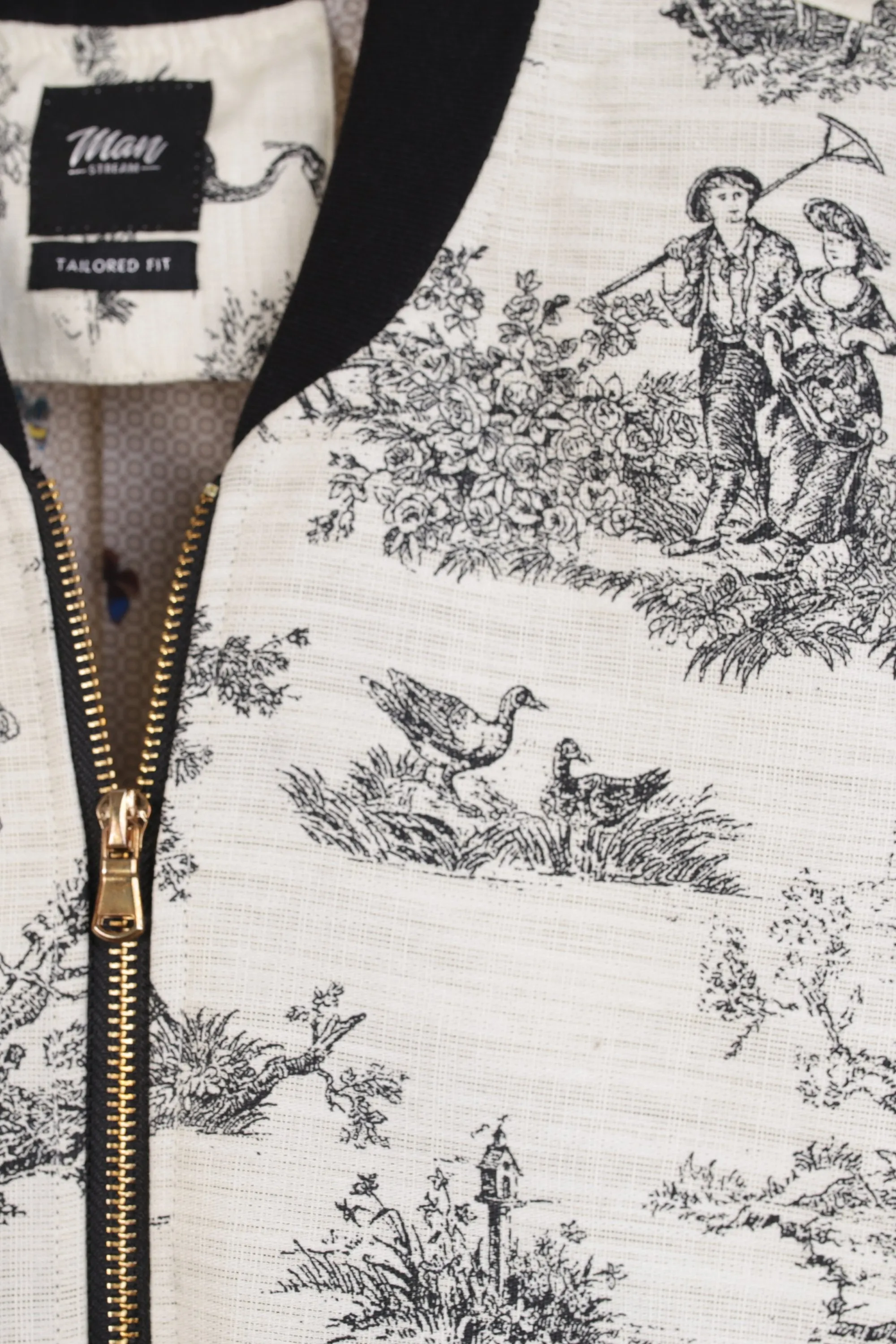 Toile de Jouy Black & White Jacket