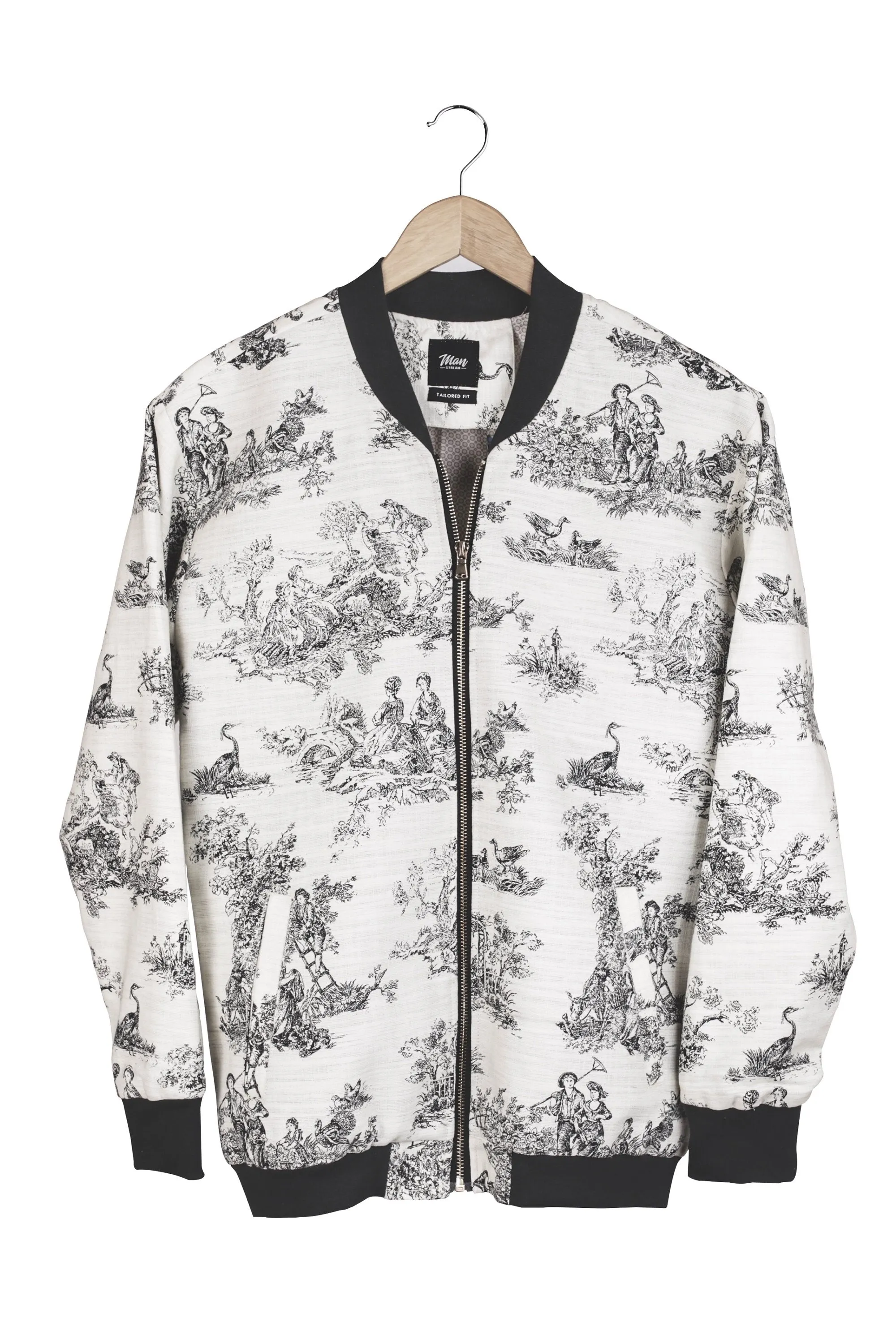 Toile de Jouy Black & White Jacket