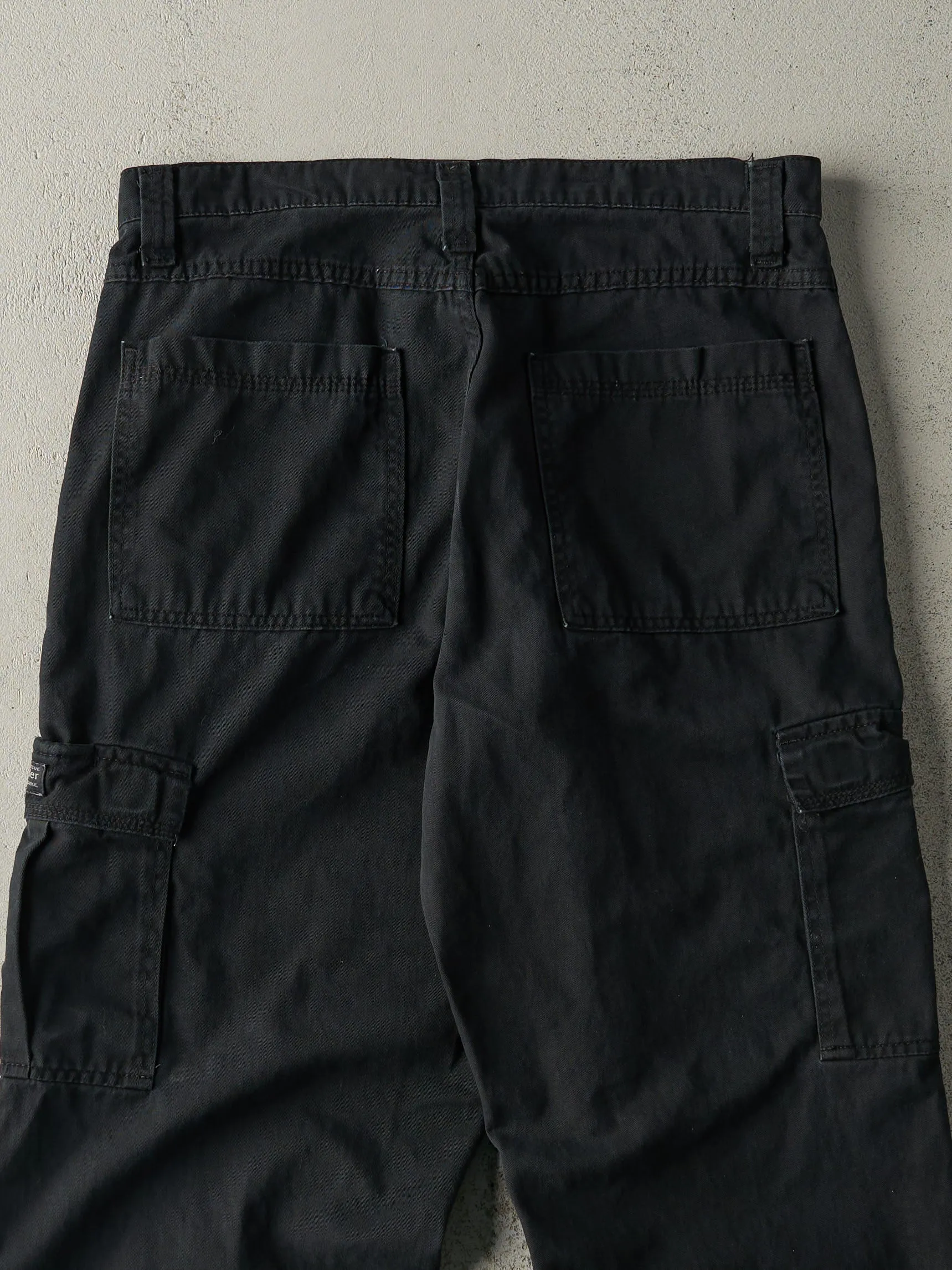 Vintage Y2K Black Wrangler Cargo Work Pants (32x32)