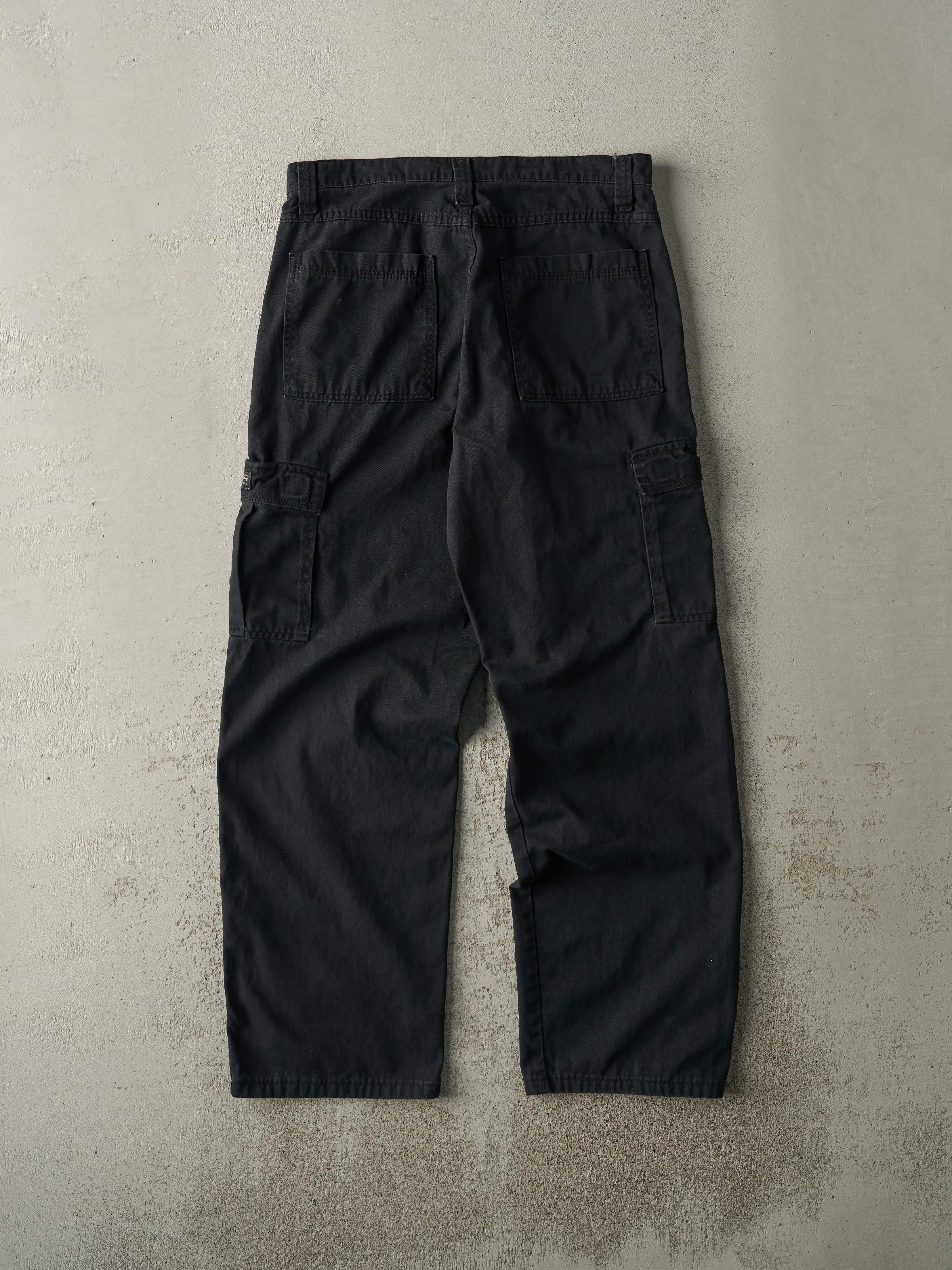 Vintage Y2K Black Wrangler Cargo Work Pants (32x32)