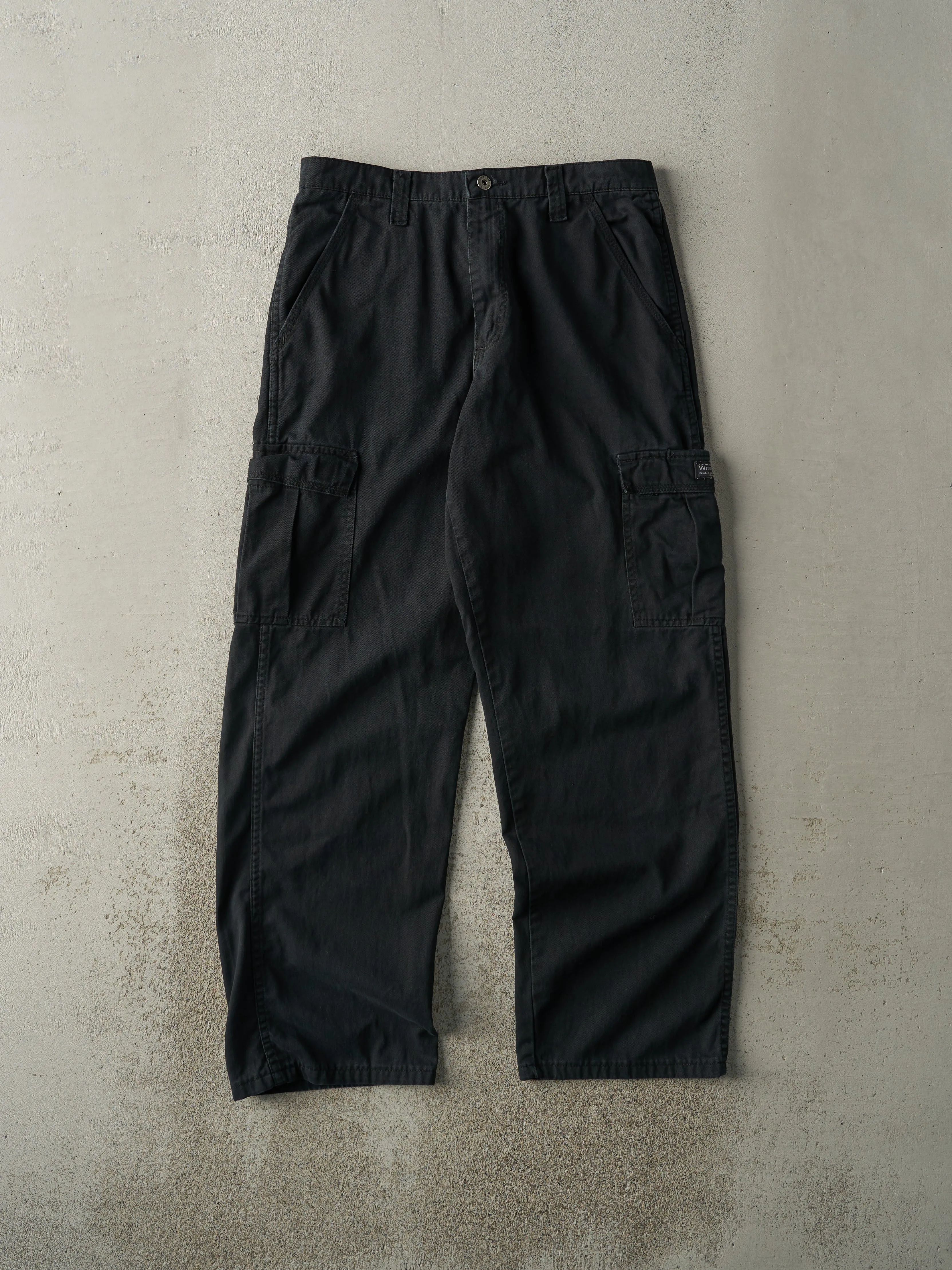 Vintage Y2K Black Wrangler Cargo Work Pants (32x32)