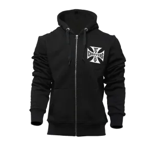 WEST COAST CHOPPERS OG CLASSIC HOODY ZIP - Black