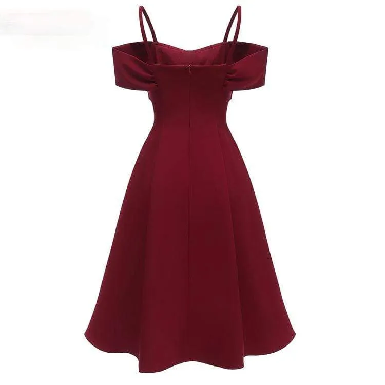 Women's Bowknot Slip Dresses Bridesmaid Dresses